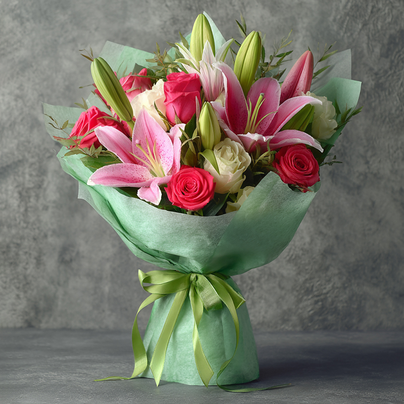 How to write a congratulatory message when sending a grand opening flower basket in Durham?